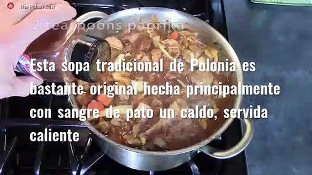 *Gastronomía de Polonia*: Czernina y Bigos