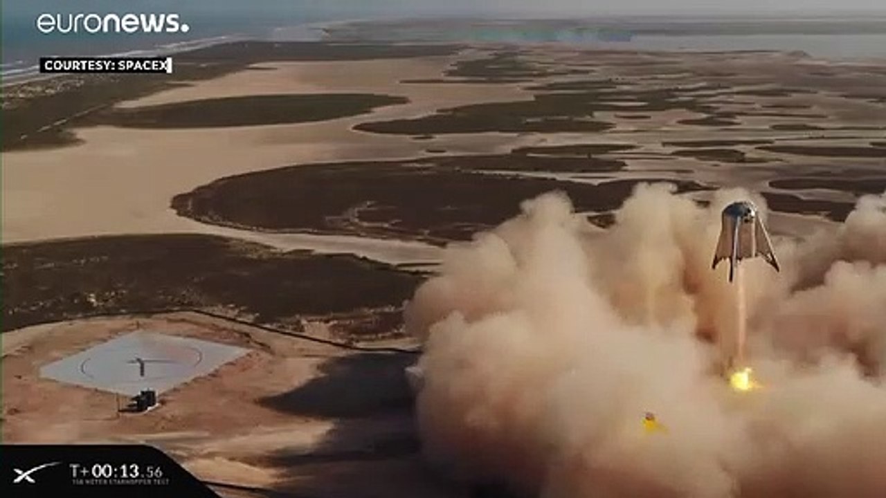 SpaceX testet Rakete für Mond- und Mars-Mission