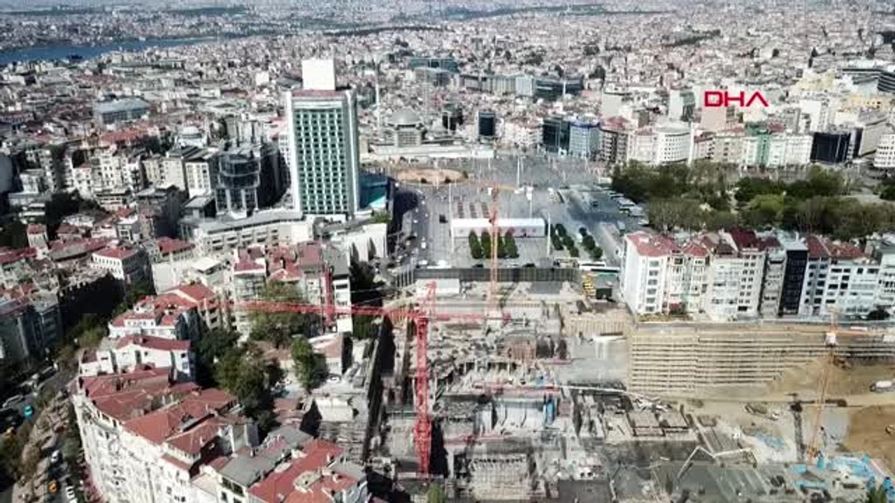 Yeni akm yükseliyor... son durum havadan görüntülendi