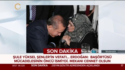 Şule Yüksel Şenler'in vefatı
