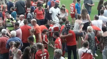 Les joueurs du Standard rencontrent leurs supporters