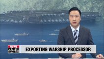 Hanwha Systems to export key processor unit for warships to the Philippines