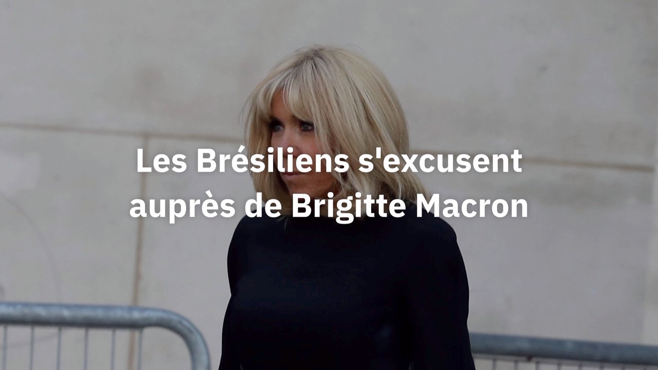 Insulte de Bolsonaro des Brésiliens s'excusent sur Twitter auprès de Brigitte Macron