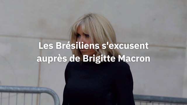 Insulte de Bolsonaro des Brésiliens s'excusent sur Twitter auprès de Brigitte Macron