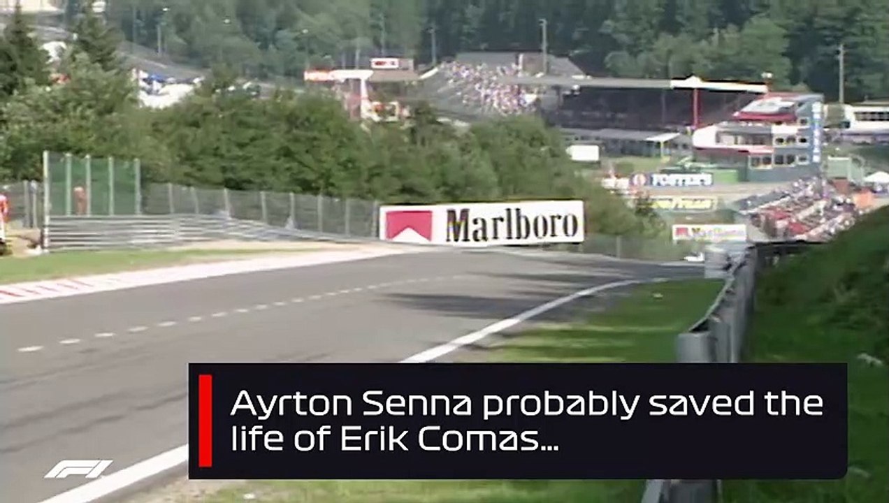Ayrton Senna Saves Erik Comas | 1992 Belgian Grand Prix