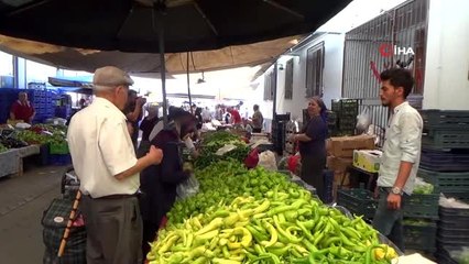 Pazar yerlerinde kışlık heyecanı başladı