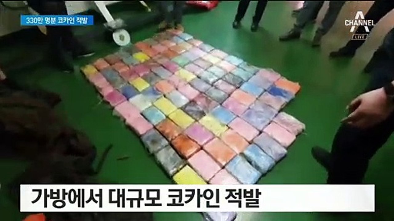 ‘330만 명 동시투약’ 사상 최대 코카인 밀반입 적발