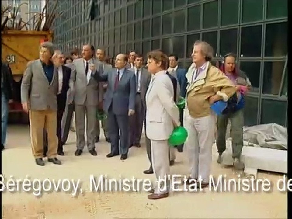 La vidéo rétro : archives du  chantier: visite de François Mitterand