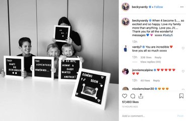 Rebekah Vardy confirms pregnancy