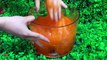 NEW Series || Making Slime Under Water || How To Make Slime Under Water || Orange Slime |