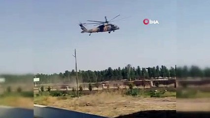 Suriye sınırında devriye uçuşları devam ediyor