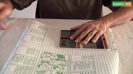 L'Avenir - Recouvrir un cahier en plastique adhésif