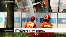 ویدئو؛ ساختمان مسکونی شش طبقه در چین نشست کرد