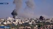 طائرات ميليشيا أسد تستهدف بلدة معرشورين في إدلب بالبراميل المتفجرة -سوريا