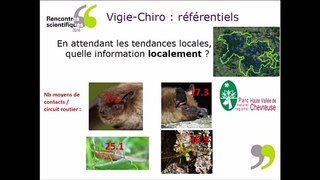 Rencontres scientifiques 2016 : Vigie-Chiro, 10 ans de suivi acoustique dans de nombreux Espaces Naturels Protégés - Yves Bas