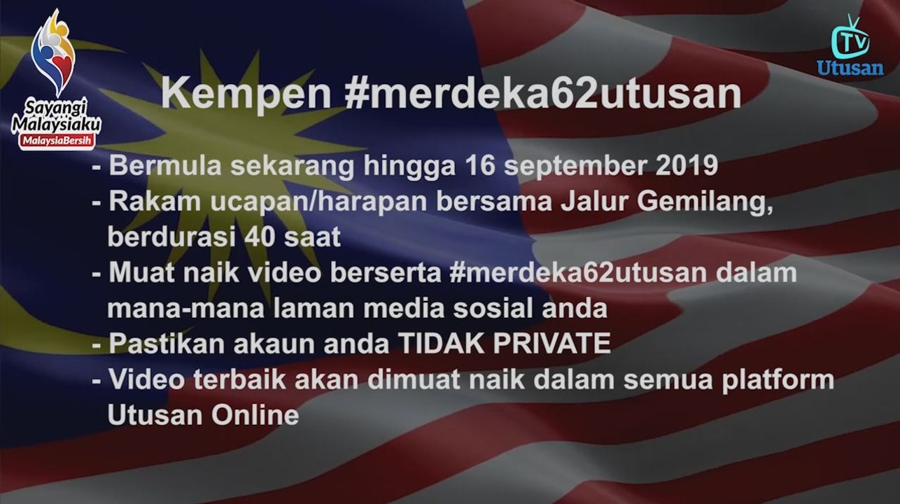 Kempen #merdeka62utusan