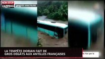 La tempête Dorian fait de gros dégâts aux Antilles françaises (vidéo)