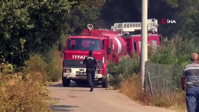 Antalya’da Perge Antik Kent'i Yakınında Orman Yangını Çıktı