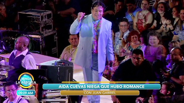 Aída Cuevas niega que haya existido un romance entre ella y Juan Gabriel. | Venga La Alegría