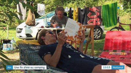 Ain : derniers moments de détente pour les vacanciers du camping