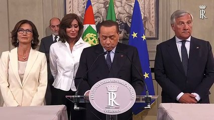 Descargar video: Roma - Gruppi Parlamentari Forza Italia - Berlusconi Presidente del Senato della Repubblica e della Camera dei deputati (28.08.19)