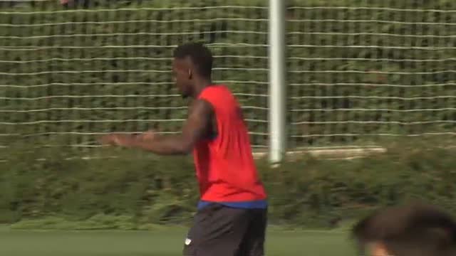 El Athletic prepara el derbi vasco