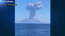 Heftiger Ausbruch am Vulkan Stromboli