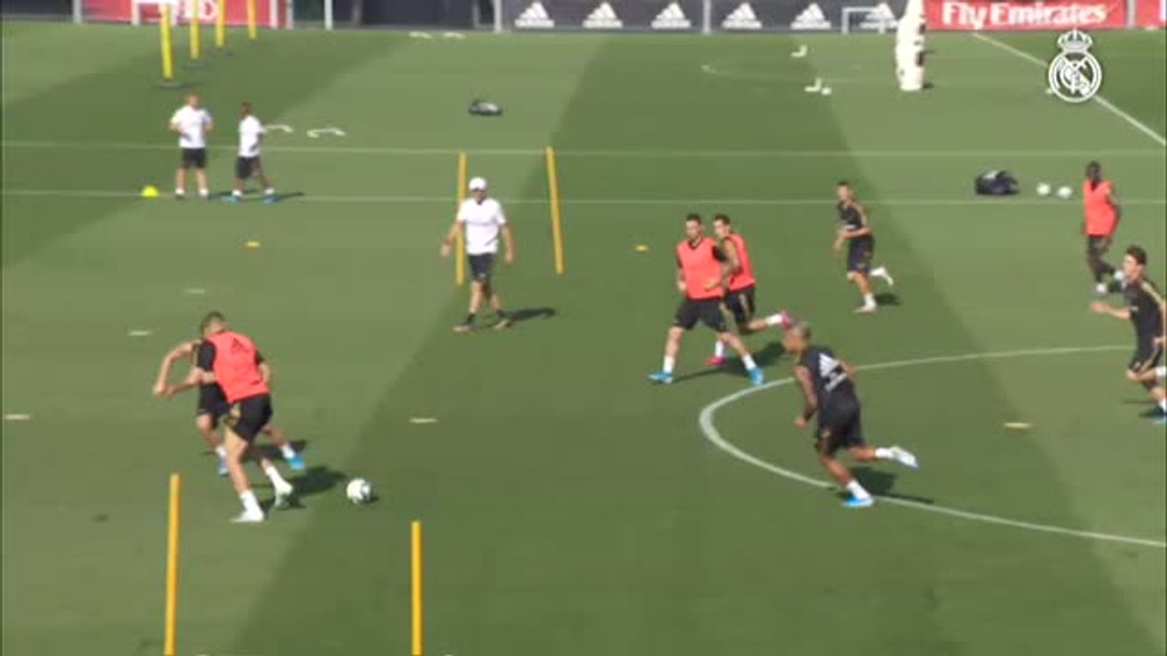 El Real Madrid se entrena sin sus numerosos lesionados