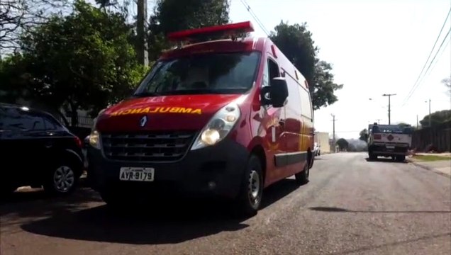 Colisão de trânsito no Bairro Pioneiros Catarinenses deixa motociclista ferido