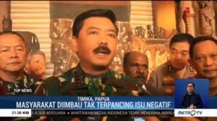 Panglima TNI Terima Masukan untuk Selesaikan Masalah Papua