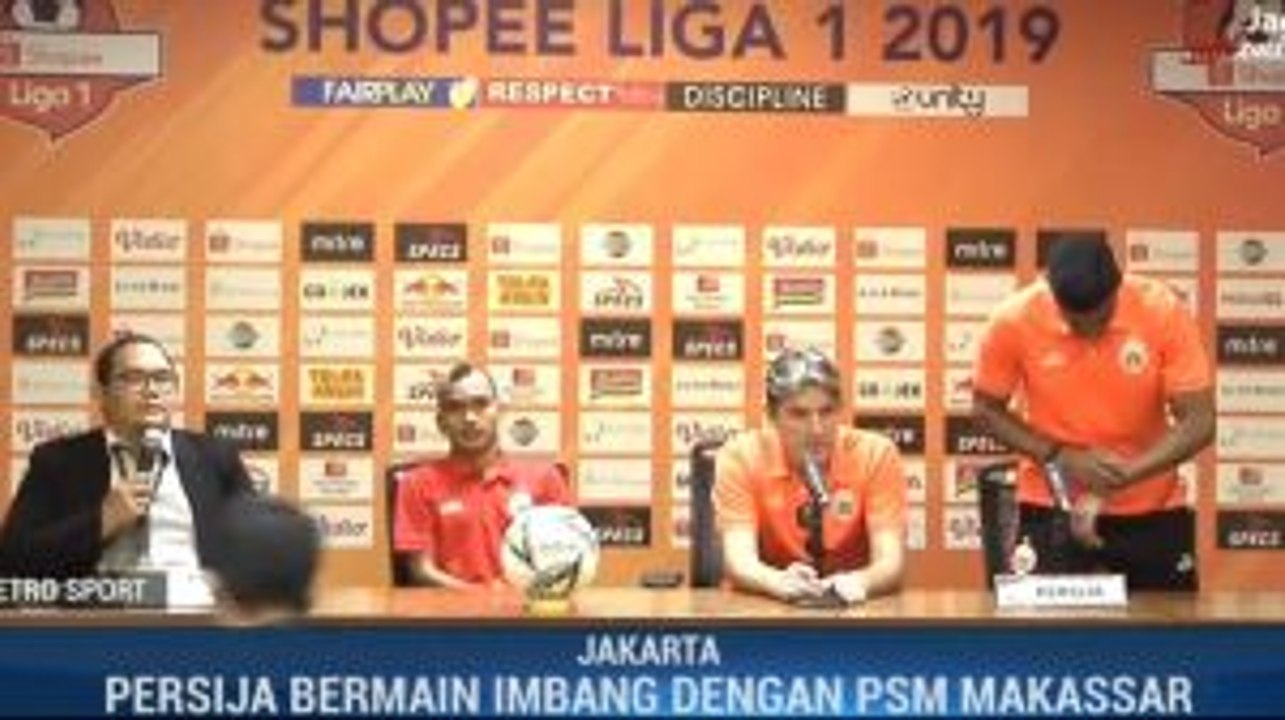 Persija Ditahan Imbang PSM