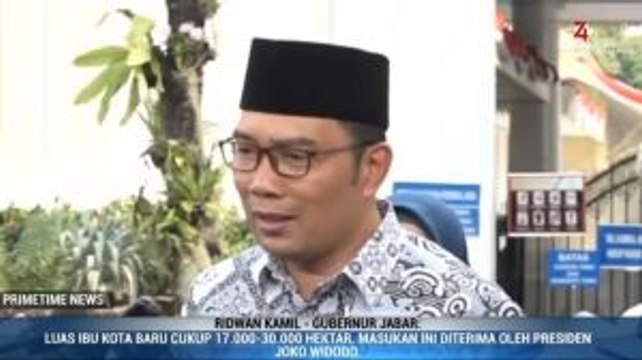 Ridwan Kamil Nilai Ibu Kota Baru Terlalu Luas