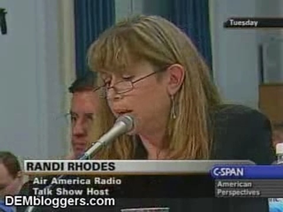 Randi Rhodes before congress - video Dailymotion