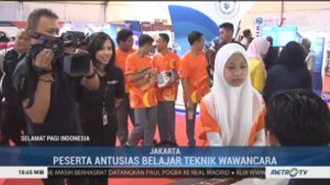 KOMExpo 2019, Peserta Belajar Menjadi Jurnalis