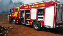 Corpo de Bombeiros combate incêndio ambiental no Presidente