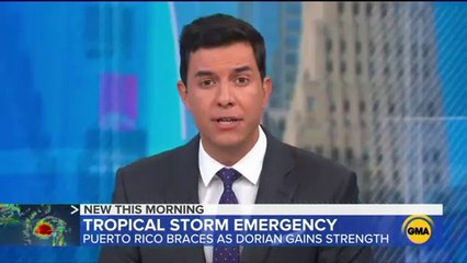 Live updates- Dorian strengthens to Category 1 hurricane as storms bears down on Puerto Rico