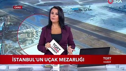 İstanbul'un Uçak Mezarlığı Havadan Görüntülendi