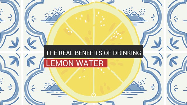The Real Benefits Of Drinking Lemon Water