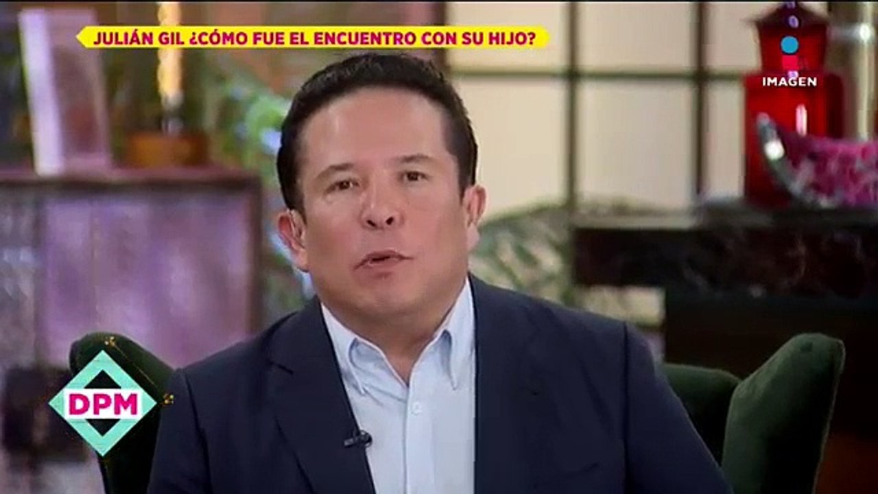 ¡Julián Gil habla del reencuentro que tuvo con su hijo Matías!
