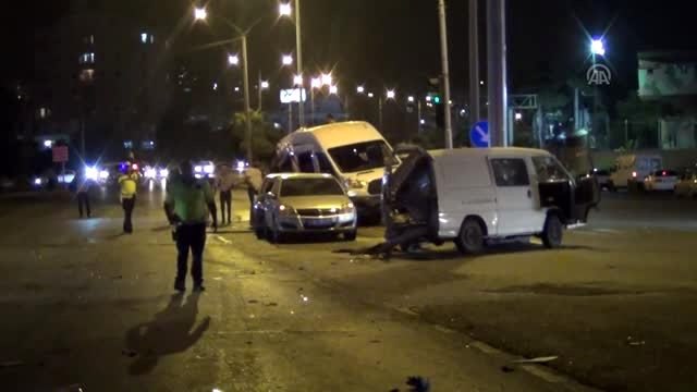 Freni patlayan kamyon kazaya neden oldu (2)