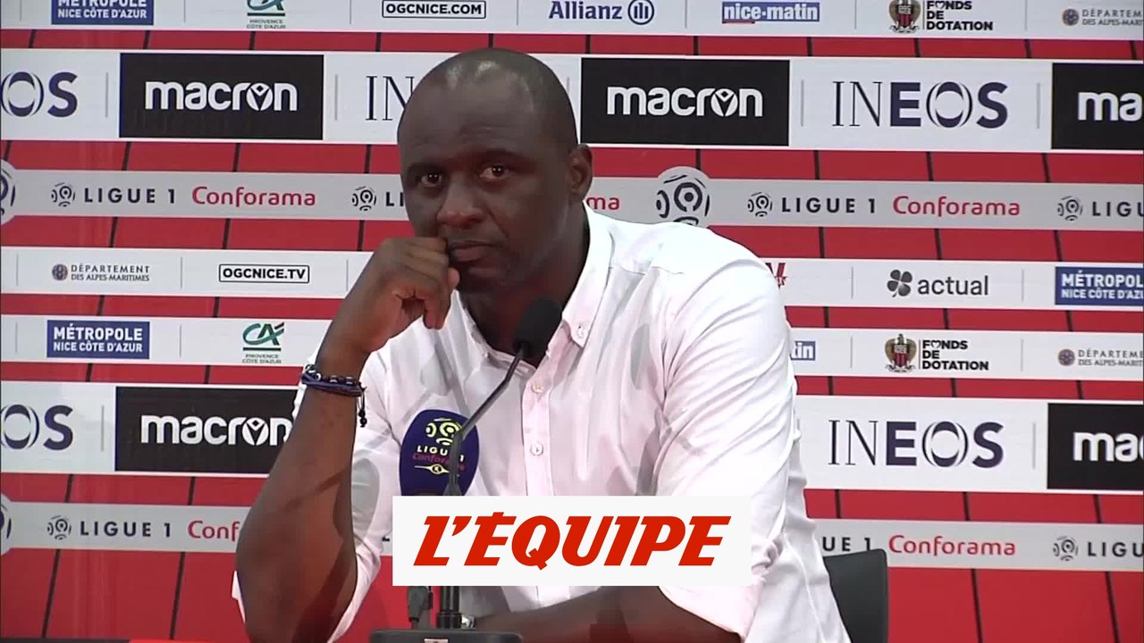 Vieira «On apprendra beaucoup de ce match» - Foot - L1 - Nice