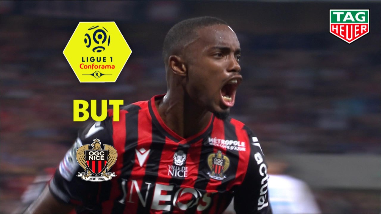 But Wylan CYPRIEN (66ème pen) / OGC Nice - Olympique de Marseille - (1-2) - (OGCN-OM) / 2019-20