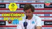 Conférence de presse OGC Nice - Olympique de Marseille (1-2) : Patrick VIEIRA (OGCN) - André VILLAS BOAS (OM) - 2019/2020