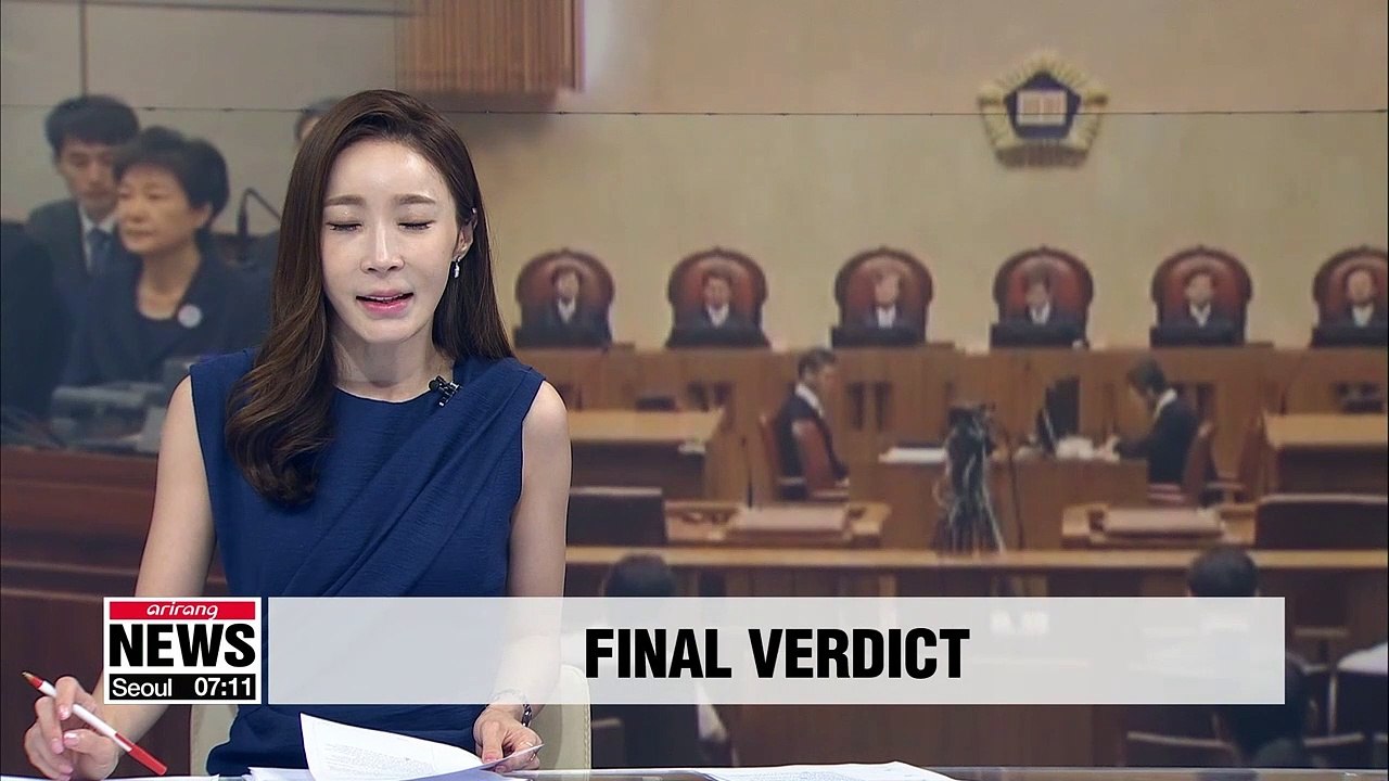 S. Korea's top court to deliver final verdict on corruption scandal involving ex-president Park Geun-hye