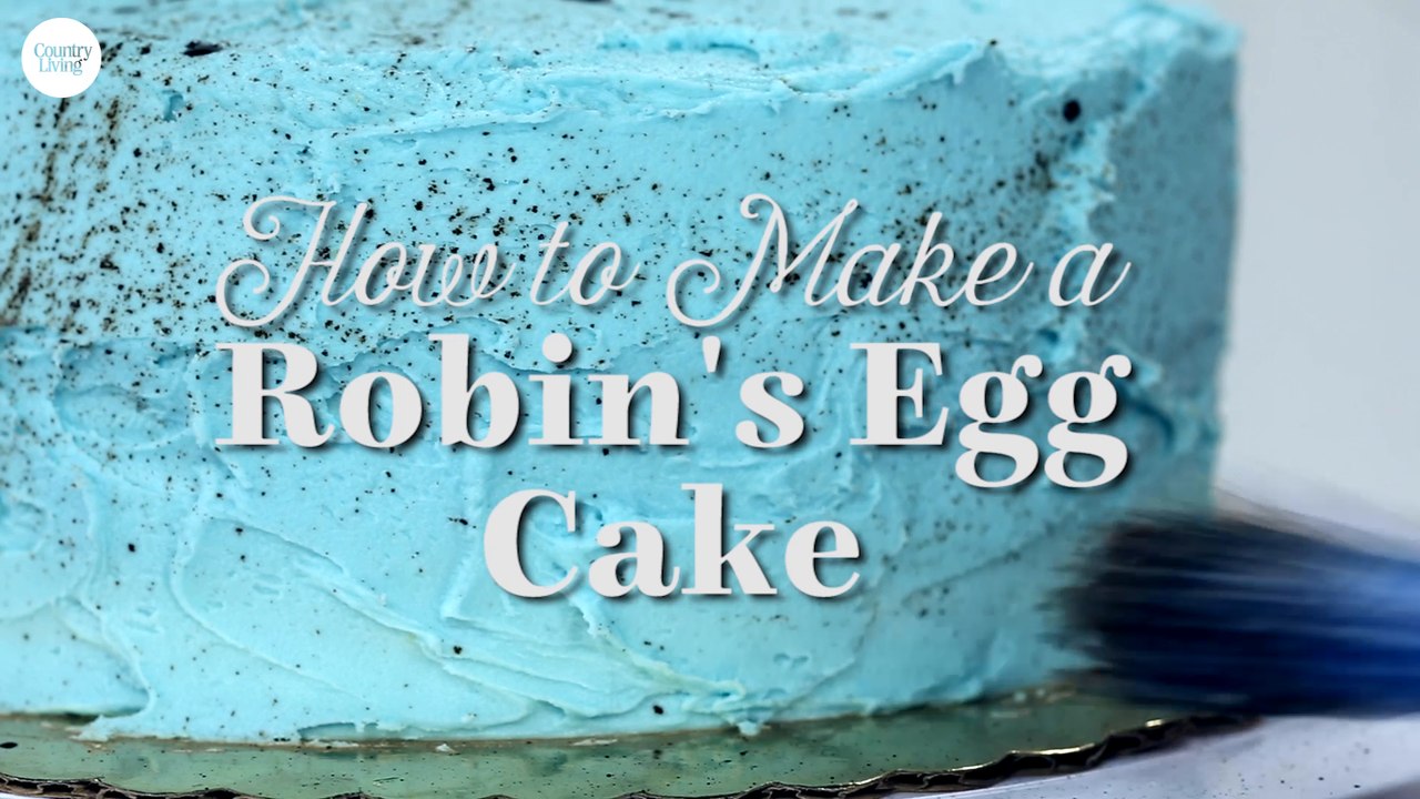 How to Make a Robin's Egg Cake