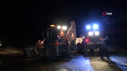 Sivas'ta HES santralindeki su kanalı patladı