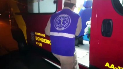 Jovem fica ferido após sofrer queda de moto no Periolo