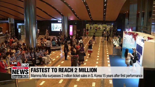 Musical 'Mamma Mia' becomes fastest musical to surpass 2-million ticket sales in S. Korea