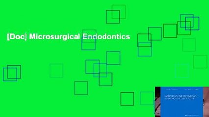 [Doc] Microsurgical Endodontics