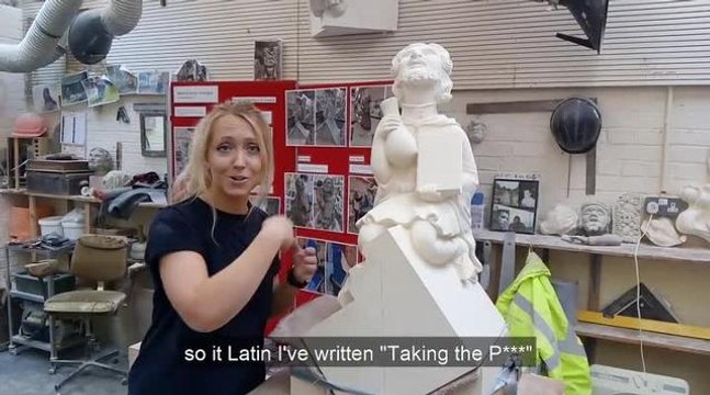 Harriet Pace - stonemason at York Minster